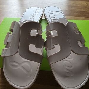 Sam Edelman Beige Slide Sandals